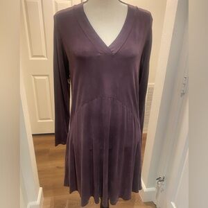 Anthropologie Dolan Women’s Purple Long Sleeve Loose Fitting Dress Size S/M